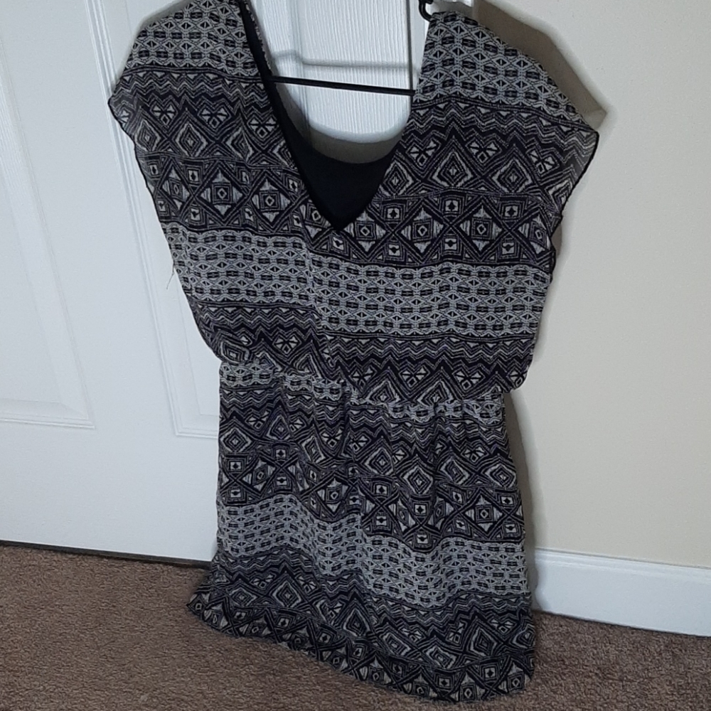 City Triangles dress, Medium, Patterned
